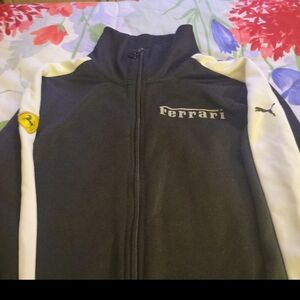 Puma Black and White Women's Bomber Jacket